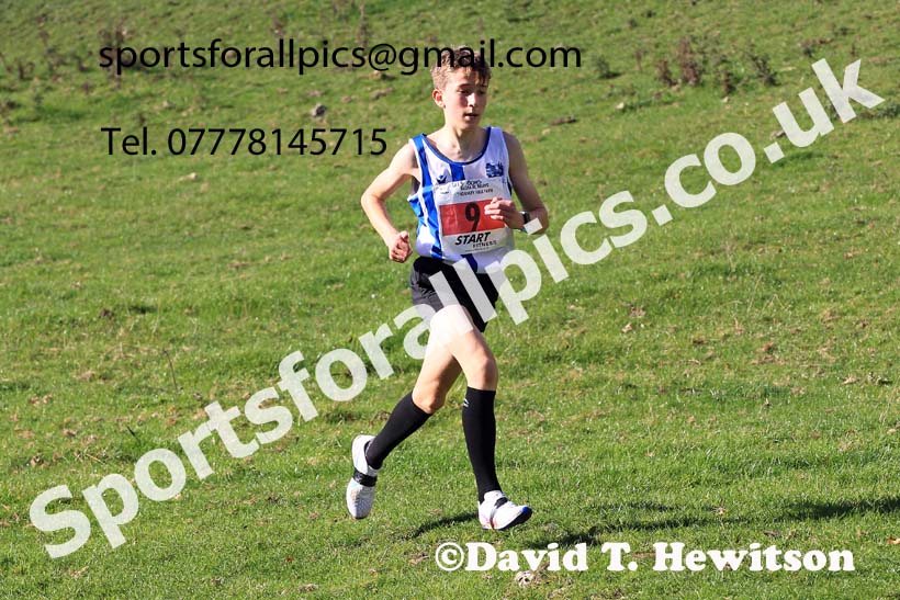 Boys under-13s, 2022 NECAA Cross Country Relays, Thornley Hall Farm, Peterlee, County Durham, October 15th. Photo: David T. Hewitson/Sports for All Pics